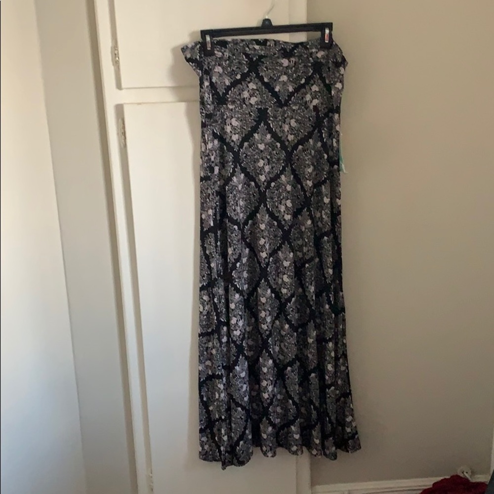 Honey and lace floral maxi